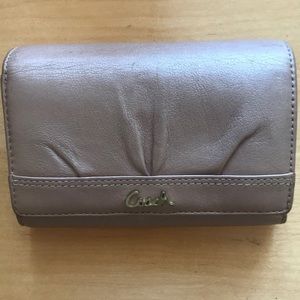 Coach leather wallet